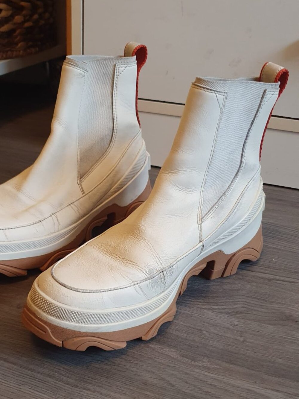 Waterproof Sorel Boots in White